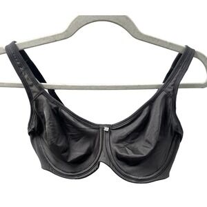 Barely Breezies Bra Gray 34D Wire Support  No Padding Satin New Without Tags